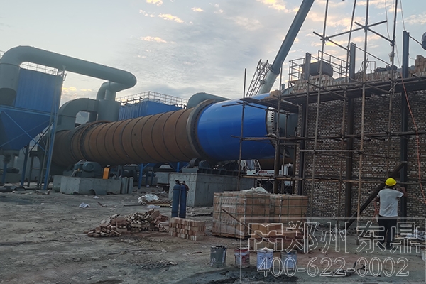 山西運城煤泥烘干機(jī)械設(shè)備安裝現(xiàn)場
