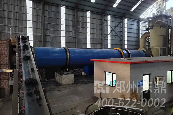 山西榆林府谷煤泥烘干機(jī)生產(chǎn)線工作現(xiàn)場實拍